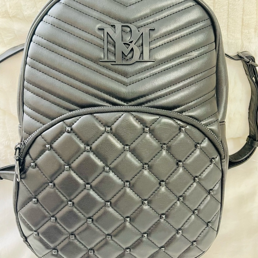 Black studs Backpack.